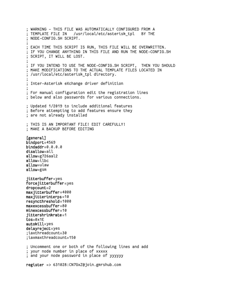 IAX Repeater Access Log | PDF | System Software | Software