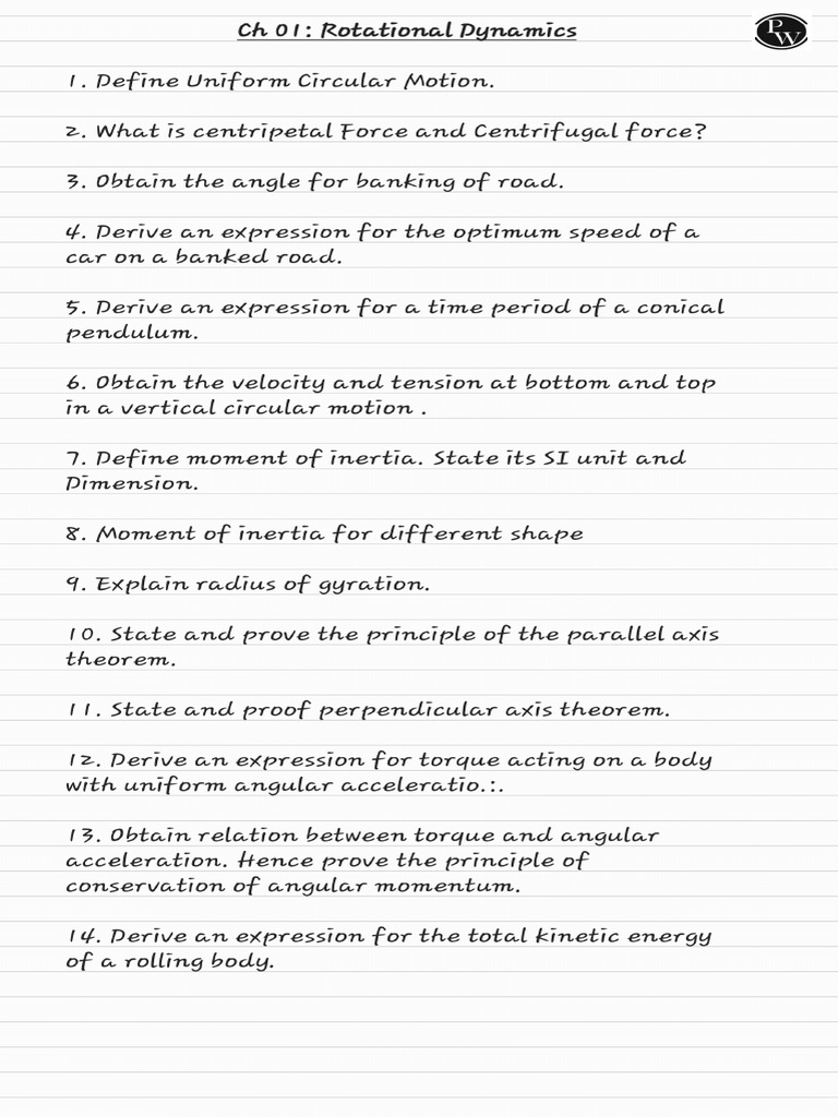 12th Board Science Imp Notes All Chapter | PDF