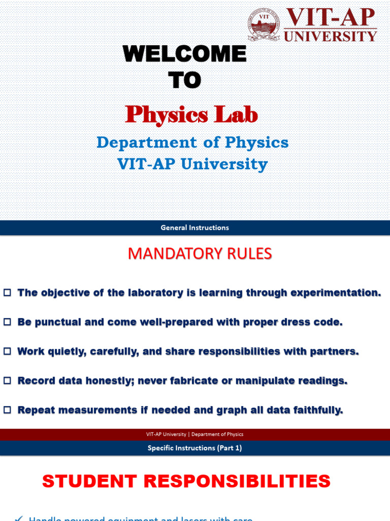 Introduction Physics LAB PHY1008 | PDF | Experiment | Physical Sciences