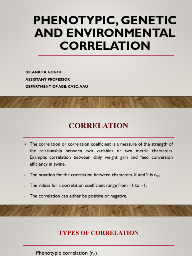 Phenotypic and Genetic Correlation | PDF | Heritability | Covariance
