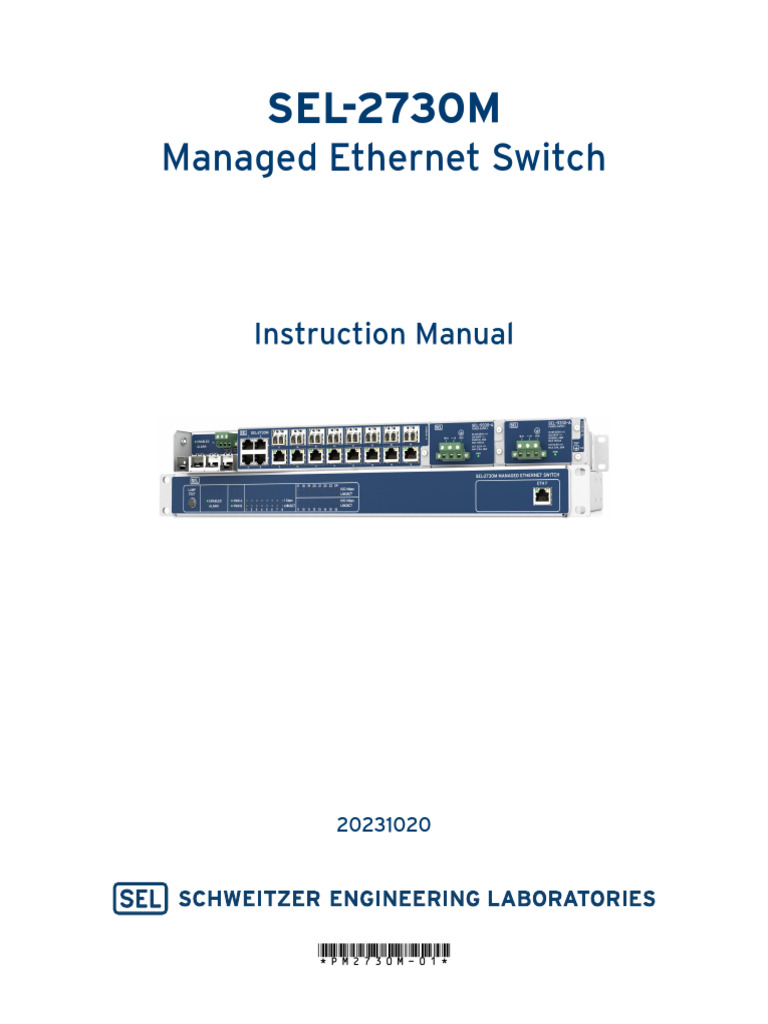 Sel 2730m Switch | PDF | Computer Network | Network Protocols
