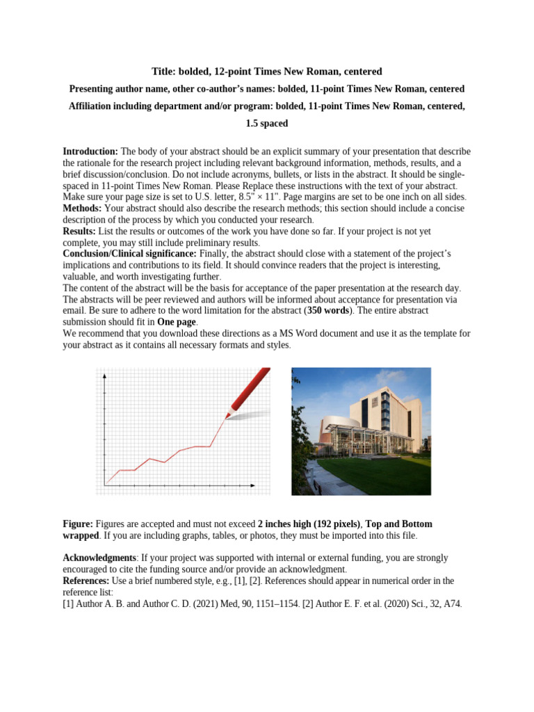 Research Study-Abstract Template | PDF | Abstract (Summary)