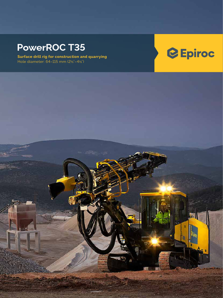 9868 0035 01d PowerROC T35 Brochure English - WEB | PDF | Diesel Engine ...