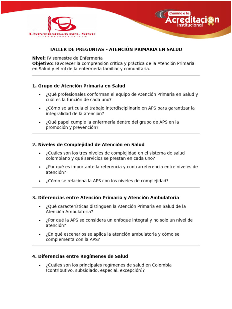 Atención Primaria en Salud | PDF | Cuidado de la salud