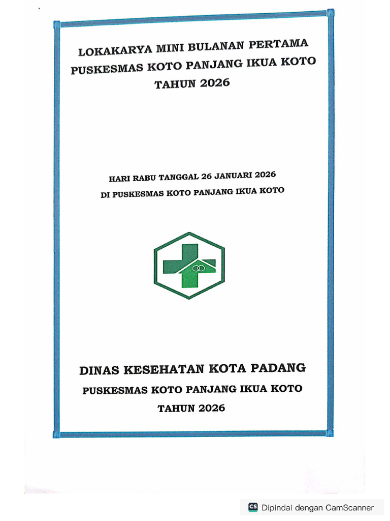 Pertama 2026 Lokmin Bulanan Puskesmas Kpik | PDF
