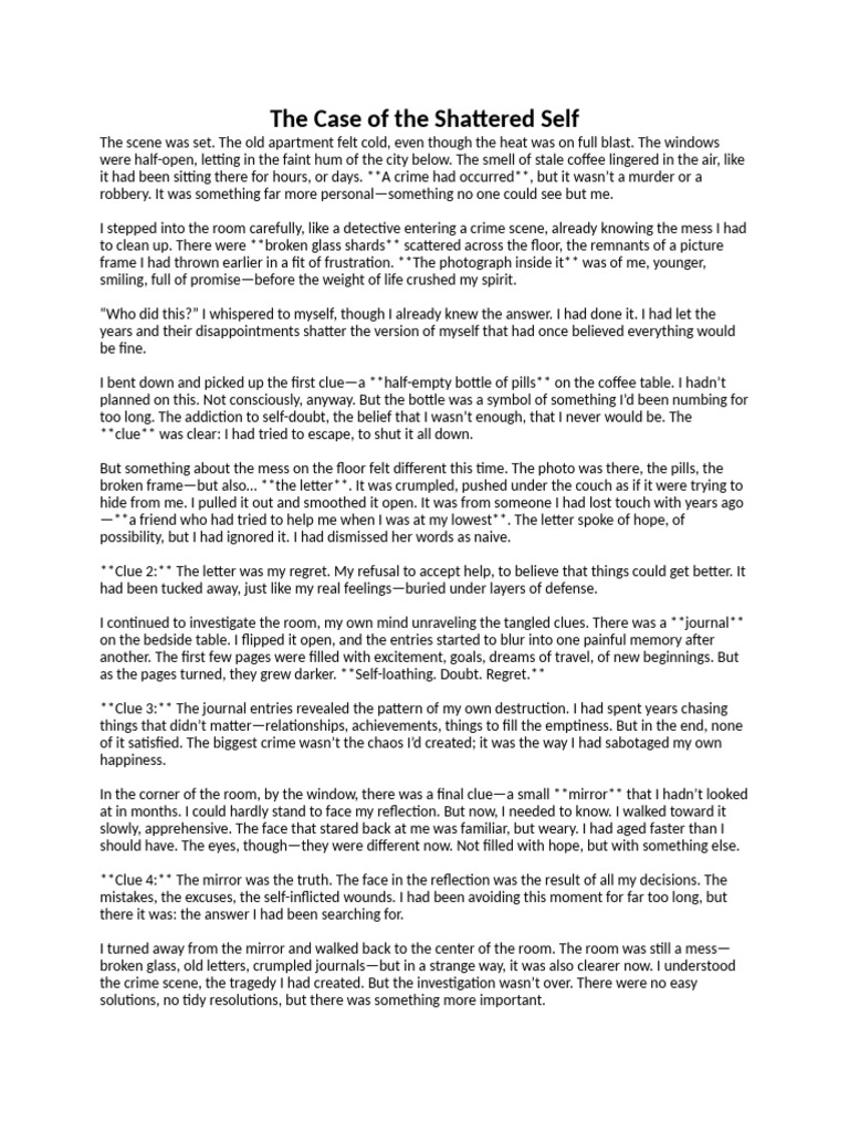 The Case of The Shattered Self | PDF