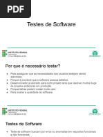 Testes Unitários e de Integração | PDF | Testes de software | Teste de ...