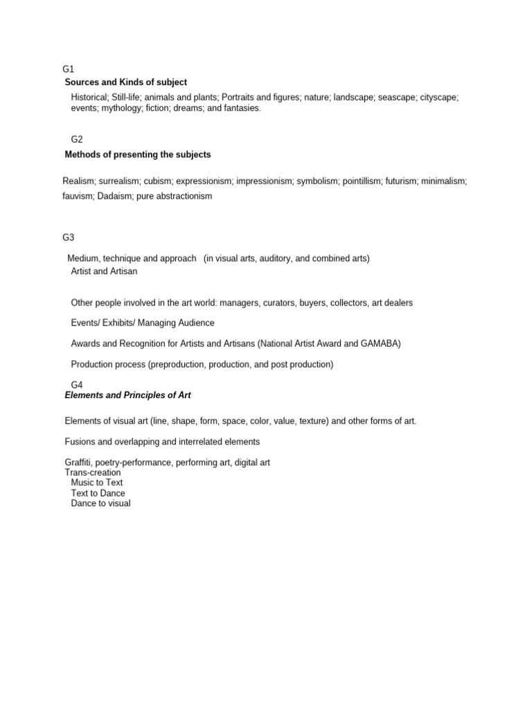 Groupings | PDF