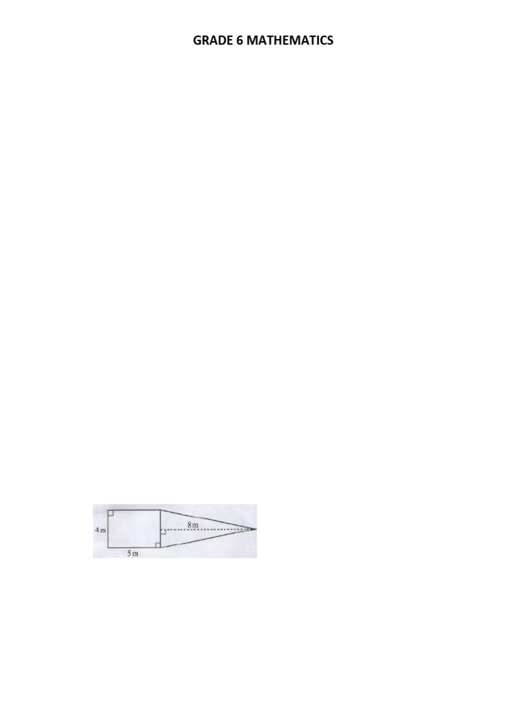 MATHS-1 | PDF | Litre | Length