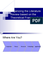 Organizing The Literature Review Based On The Theoretical Framework