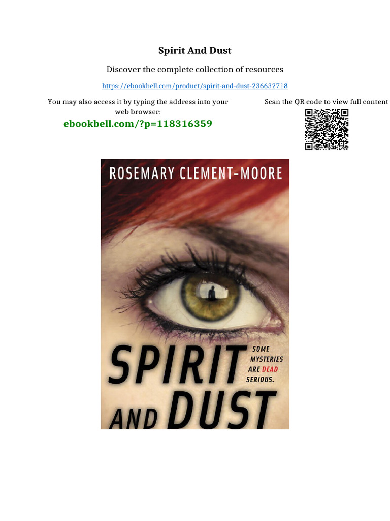 Spirit and Dust All Chapters Available | PDF | Probability Distribution ...