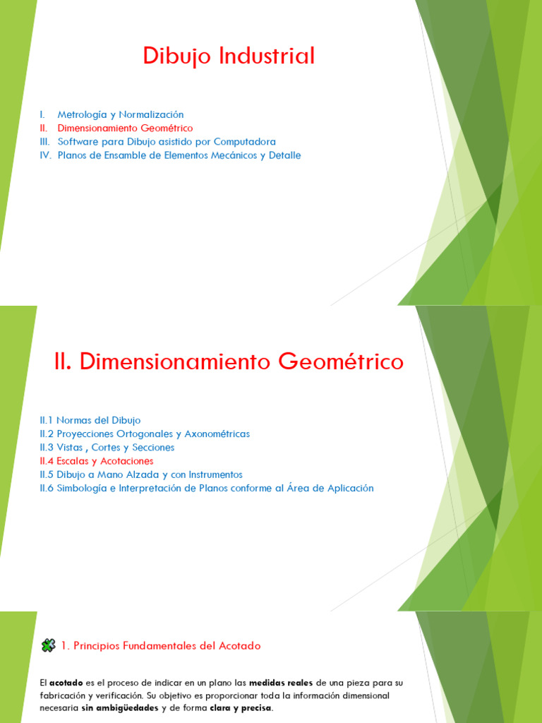 II4 Escalas y Acotaciones_251109_184443 | PDF | Diámetro | Dibujo