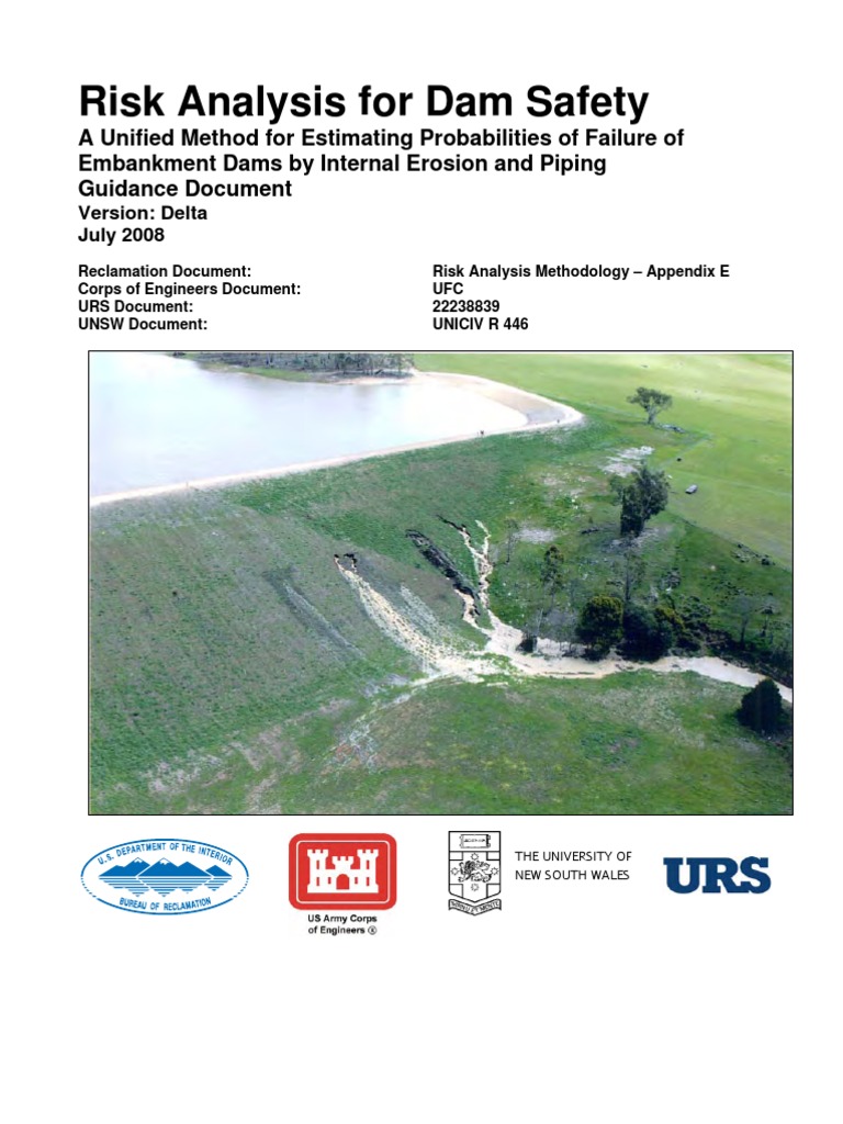 Dam Piping Failure Risk Analysis Guide | PDF | Levee | Dam