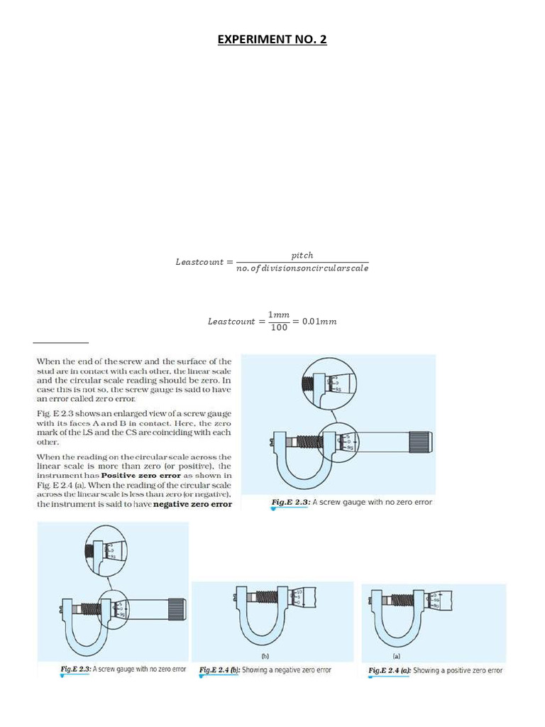 Experiment 2 | PDF
