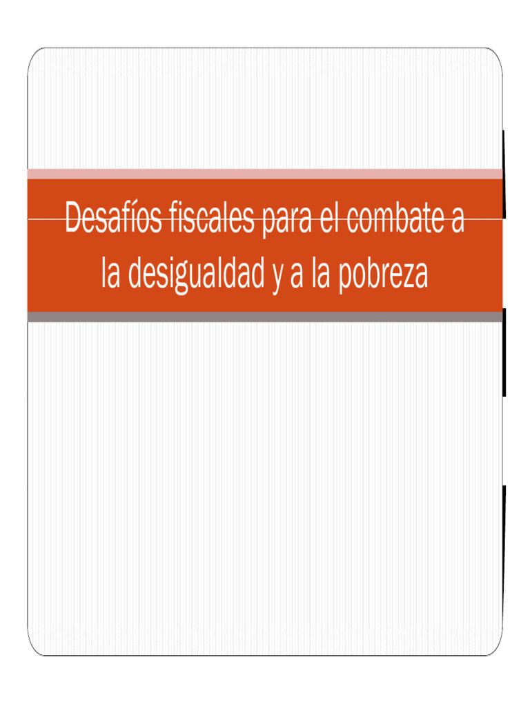 Desafíos Contra La Pobreza y Desigualdad | PDF | America latina | Américas