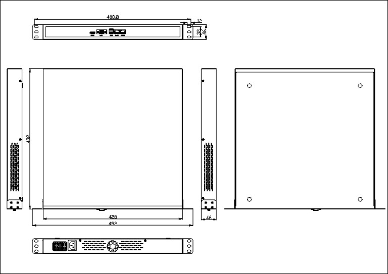 Dimension of JR Server | PDF