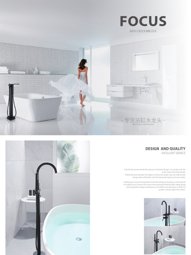 FOCUS BATH CROCK BIBCOCK | PDF | Tap (Valve) | Shower