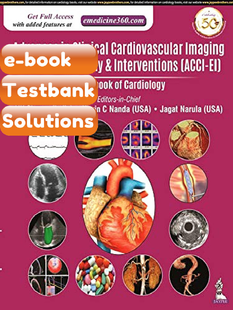 Testbank Advances in Clinical Cardiovascular Imaging Echocardiography ...