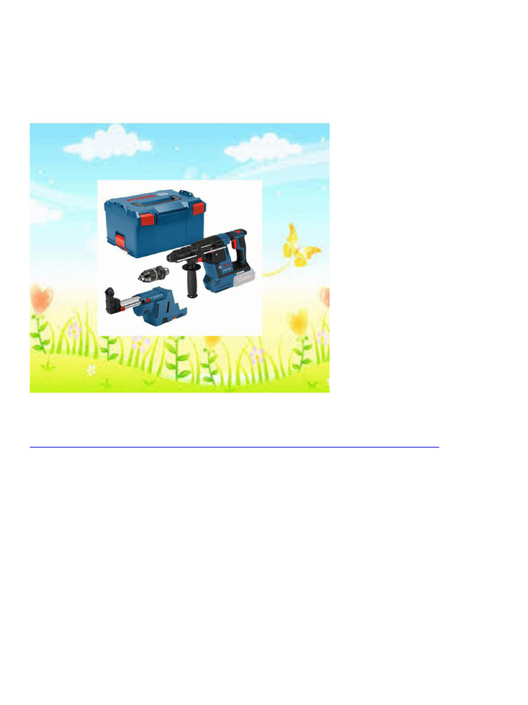 8435 Bosch Akku-Bohrhammer Mit SDS Plus GBH 18V-26F GDE L-BOXX | PDF