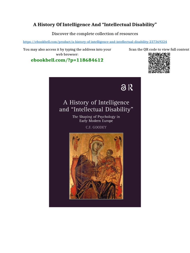 A History of Intelligence and 