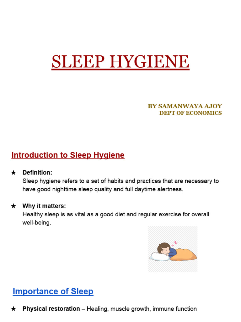 Sleep Hygiene | PDF
