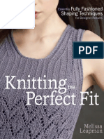 Candace's Shell From Knitting The Perfect Fit by Melissa Leapman