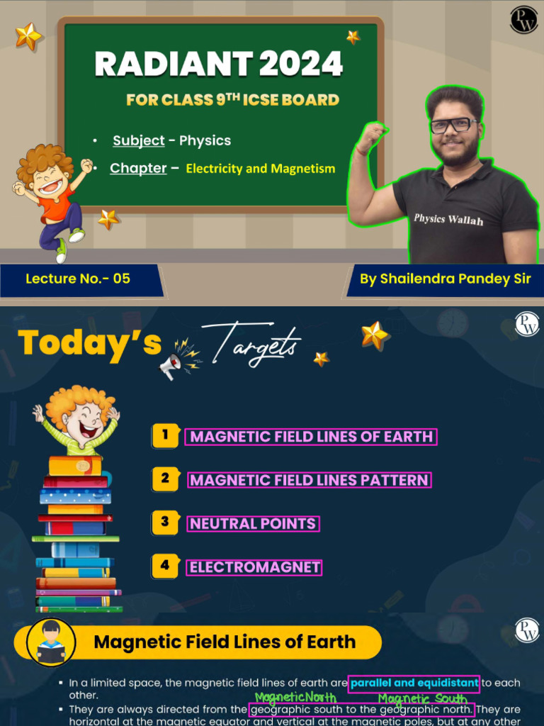 Electricity and Magnetism 05 _ Class Notes __ Radiant 2024 | PDF
