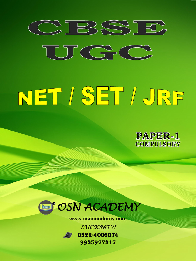 UGC NET PAPER 01 Complete Study Material PDF | PDF | Proposition ...