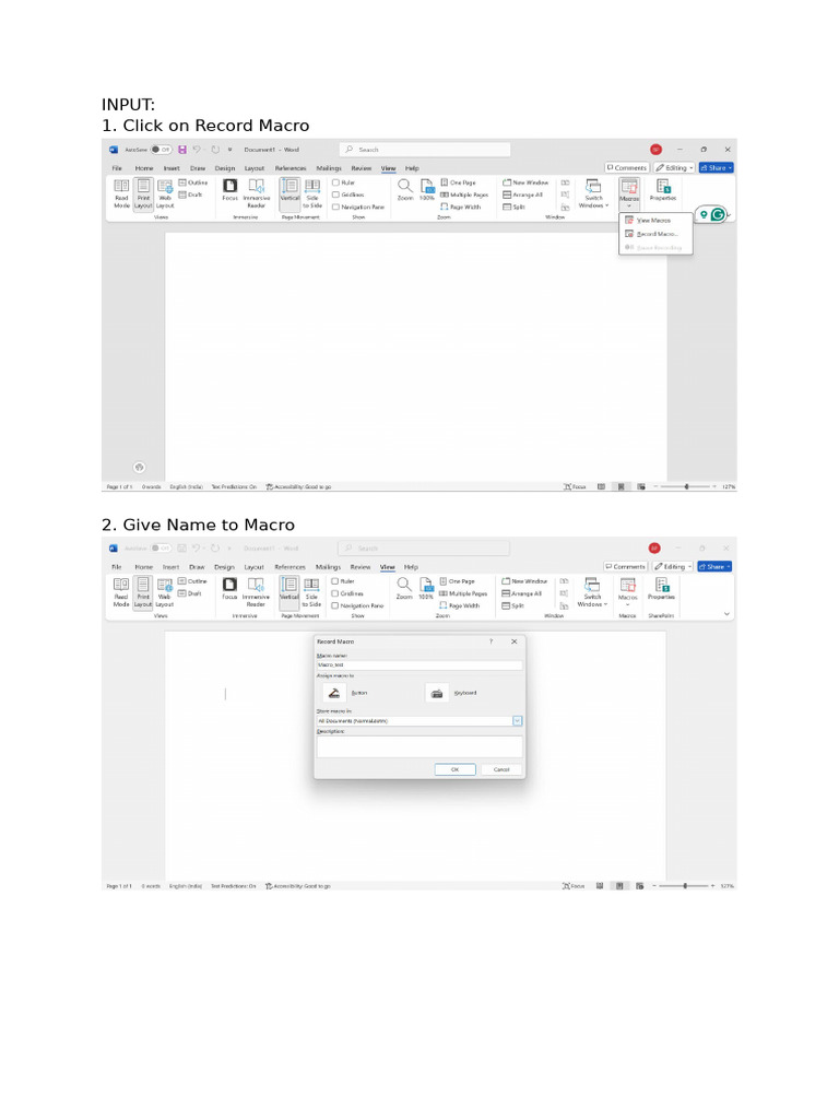 Macro | PDF