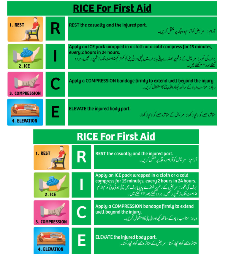 RICE For First Aid | PDF