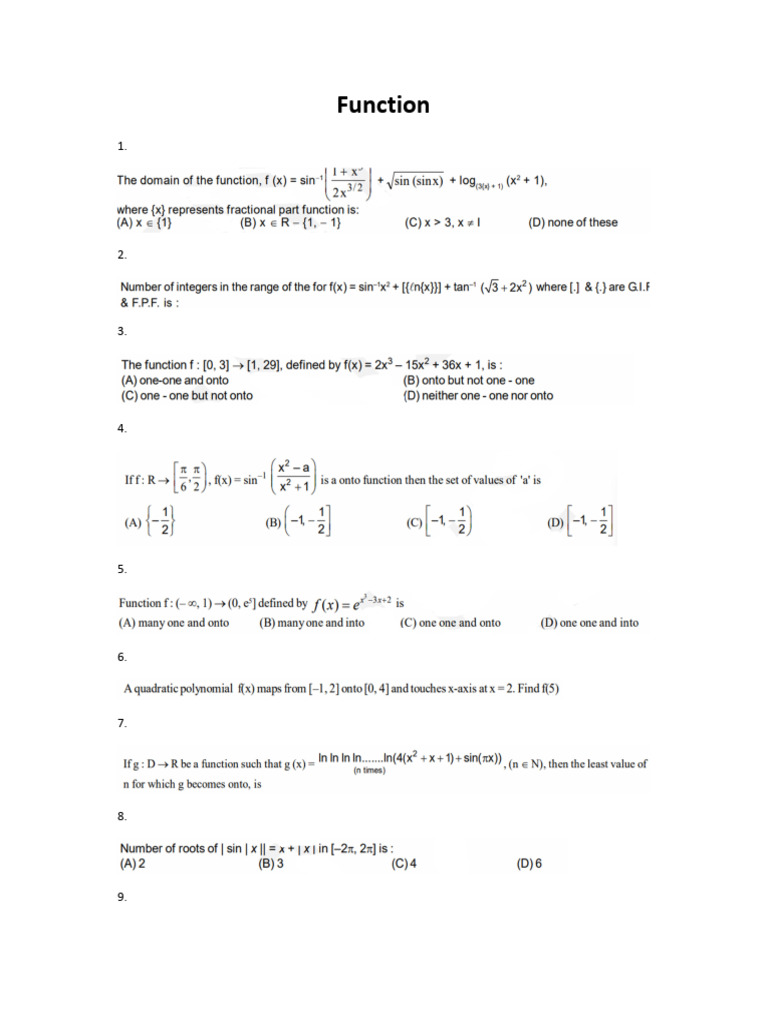 Function | PDF