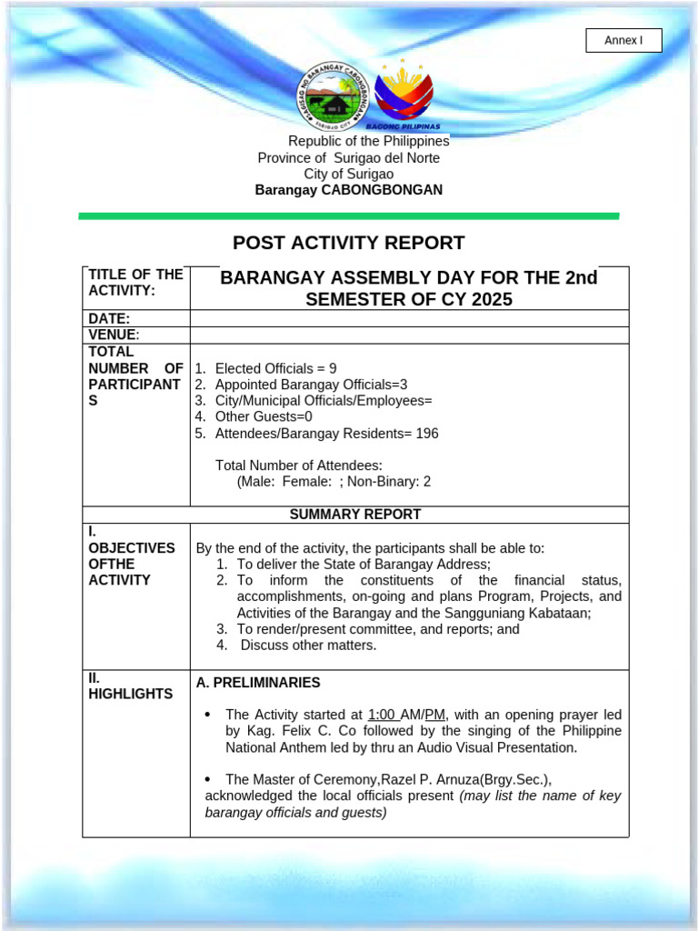 Assembly Activity Post 2nd Sem 2024 | PDF