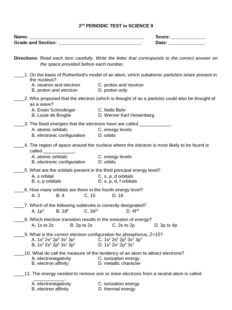 DTC - PT Science 9 q2 Melc With Key Tos | PDF | Chemical Bond | Ionic ...