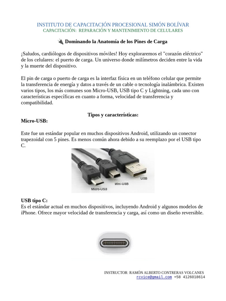 Decimo Primer Encuentro Reparacion de Celulares | PDF | USB | Hardware ...