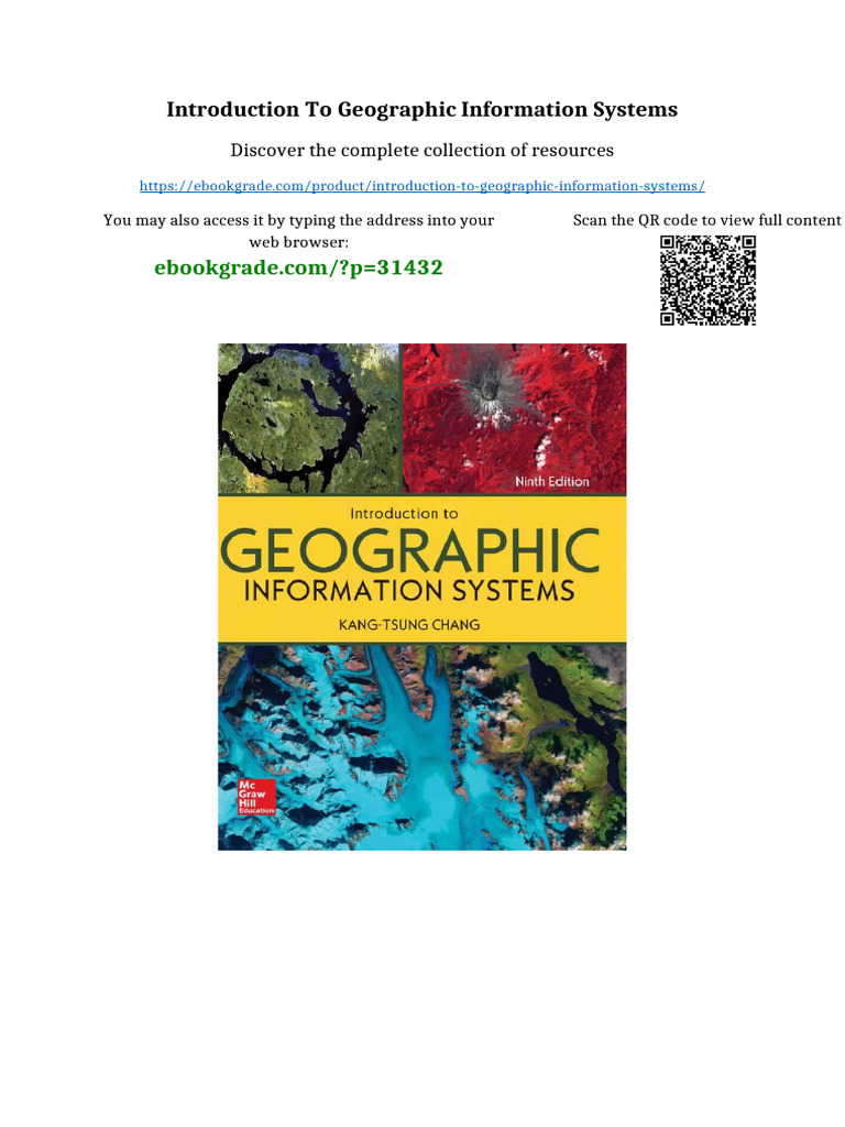 Introduction to Geographic Information Systems pdf version | PDF