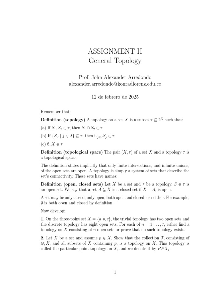 Assignment II (1) | PDF