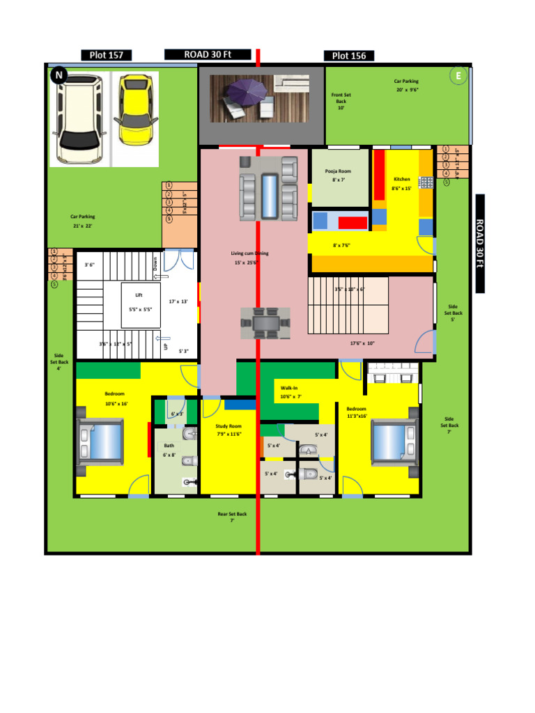 Floor Plan Layout - Proposed | PDF | Home | Buildings And Structures