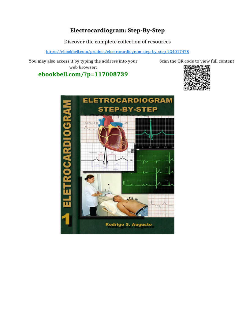 Electrocardiogram: Step-by-step full digital chapters | PDF | Property
