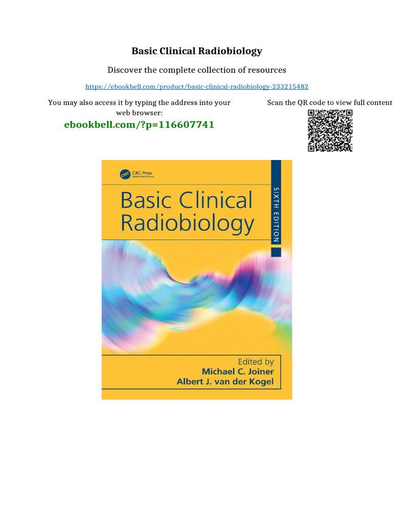 Basic Clinical Radiobiology Ready To Read | PDF | Supermarine Spitfire ...