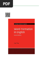 Word Formation in English, 2nd Edition ISBN 9781107172098