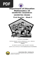 Geometric Sequences and Means Explained | PDF | Mathematics ...