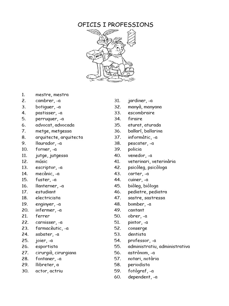 Oficis I Professions | PDF