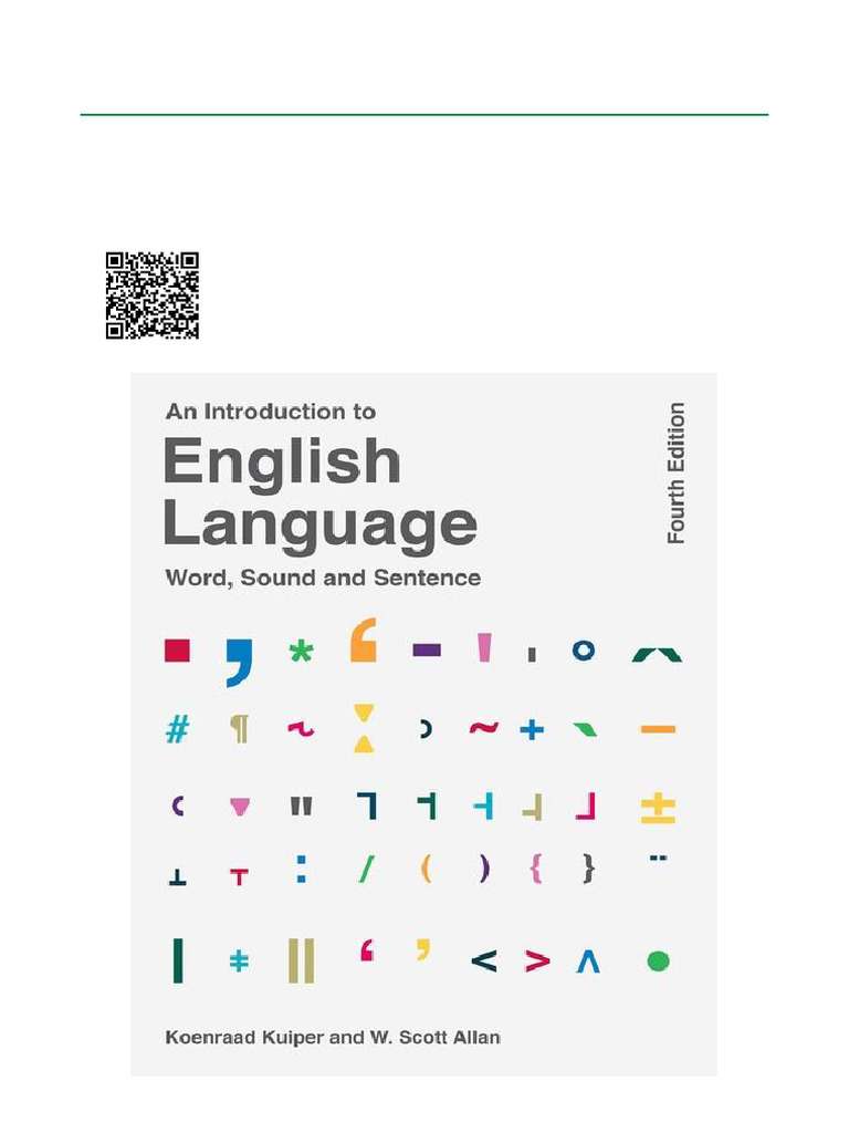 An Introduction to English Language - 4th Edition ISBN 9781137496904 ...