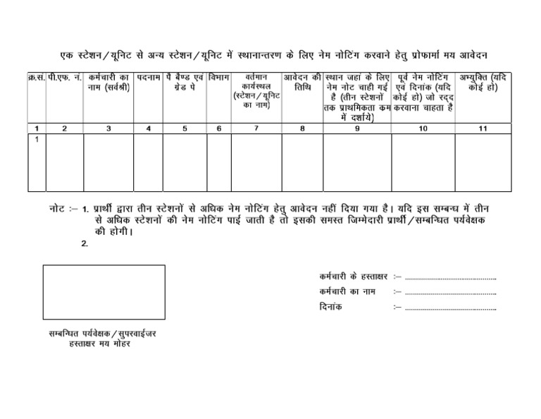 Name Noting Formate (1) | PDF