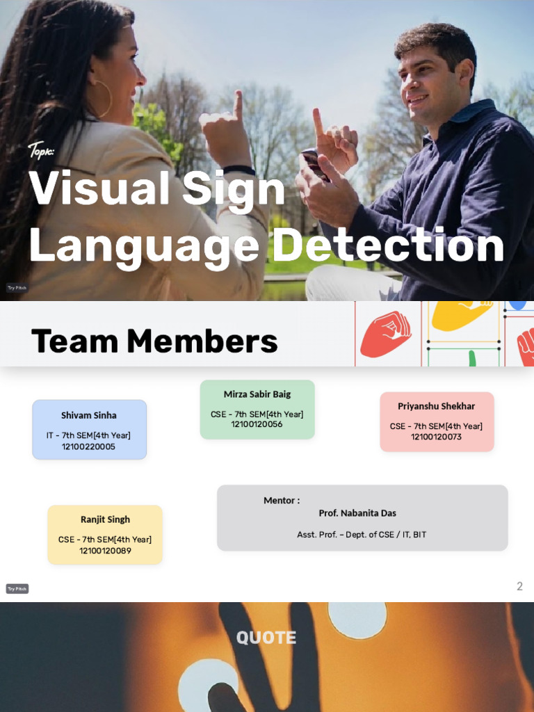 Presentatio123n1 Removed | PDF | Usability | Sign Language