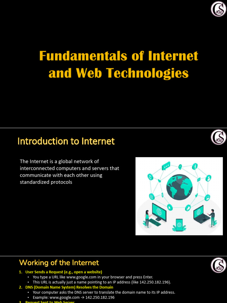 Unit - 1 Fundamentals of Internet and Web Technologies | PDF | World ...