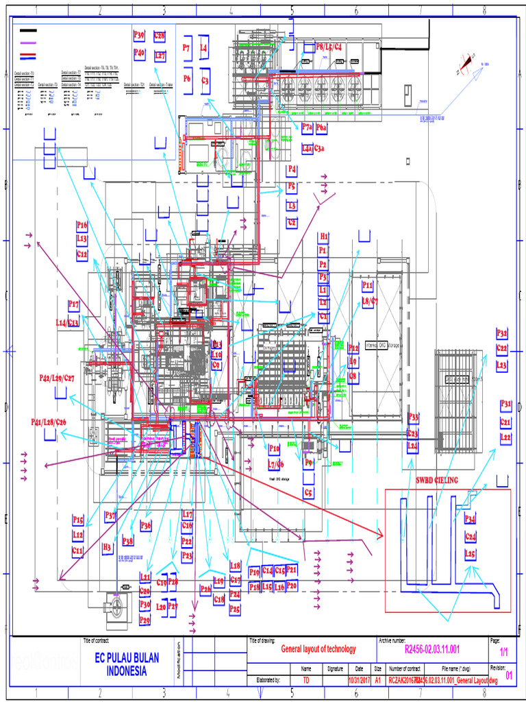 R2456.02.03.11.001_Cable ladder layout | PDF