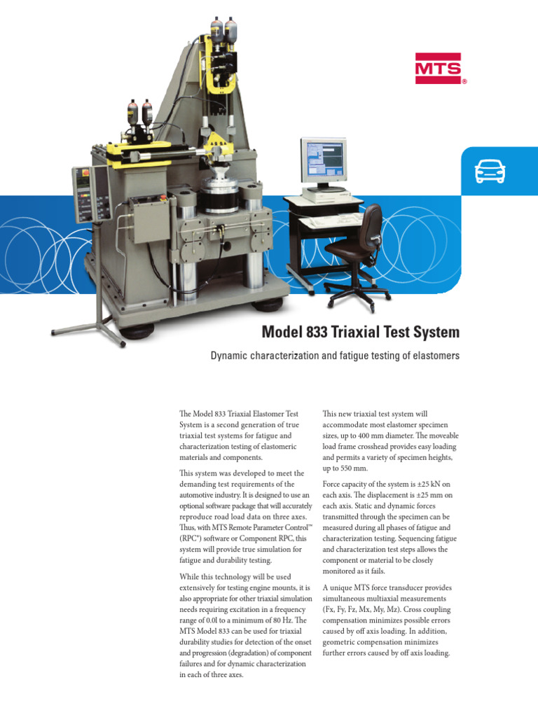 100 015 996b - Triaxial833 | PDF | Fatigue (Material) | Simulation