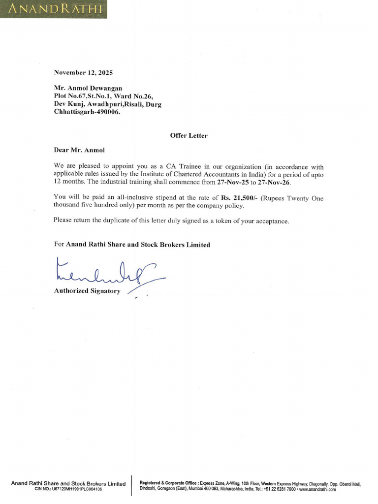 Letter | PDF