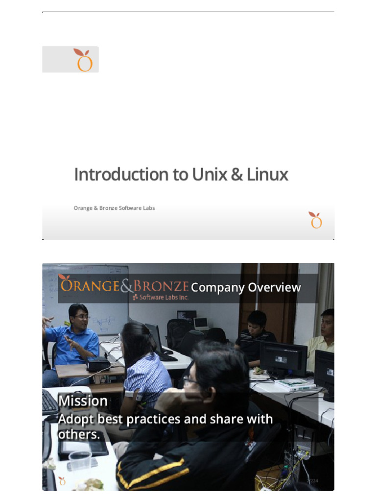 Introduction To Unix Linux | PDF | Linux | Computer File